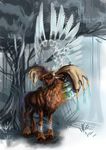  2011 brown_fur cervine digital_media_(artwork) feral fur hooves mammal moose pennawings solo 