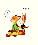  2017 anthro big_ears canine clothed clothing controller disney fennec finnick fox fully_clothed fur male mammal mortic_ox nick_wilde orange_fur simple_background zootopia 