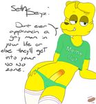  2017 advice anthro bedroom_eyes circumcised clothing dialogue digital_media_(artwork) english_text half-closed_eyes humanoid_penis lagomorph legwear looking_at_viewer male mammal panties penis rabbit seductive simple_background smile solo standing stockings text underwear watermark wiener-fag 