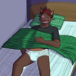  bed briefs bulge clothing fuze jorge_san_nicolas male sleeping texnatsu tighty_whities underwear white_underwear 