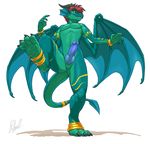  black_sclera demon dragon ear_fins fin horn incubus inkh jewelry knot male paws penis rollwulf scalie steppy webbing 