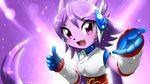  anthro clothed clothing female freedom_planet freedom_planet_2 hair horn kenjikanzaki05 long_hair looking_at_viewer purple_eyes purple_hair sash_lilac signature solo video_games 
