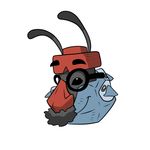  2017 absurd_res alien antennae digital_drawing_(artwork) digital_media_(artwork) dipstick_antennae disney experiment_(species) eyewear facial_hair glasses groucho_glasses hi_res hybrid lilo_and_stitch mineral_fauna mustache nintendo pj_(lilo_and_stitch) pok&eacute;mon pok&eacute;mon_(species) probopass red_nose simple_background smile solo tombola1993 video_games white_background 