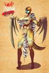  anthro big_breasts breasts clothed clothing copycatz_(artist) dinosaur female loincloth skimpy smile solo standing therizinosaurus voluptuous wide_hips 