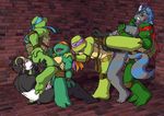  donatello leonardo michelangelo raphael rockgaara teenage_mutant_hero_turtles 