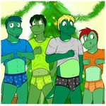  alligator briefs brothers bulge christmas christmas_tree clothing crocodilian diego_abel duo fuze holidays inside reptile scalie sibling story story_in_description texnatsu tree underwear 