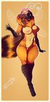  anthro arthropod bee breasts copycatz_(artist) featureless_crotch female insect mostly_nude nipples solo thick_thighs voluptuous wide_hips 