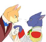  baron_humbert_von_gikkingen beckoning blush cat clothing cute dancing dashing desire feline flirting gaze gentlemen ghibli gloves hand_holding kemono lust male male/male mammal noriya_kamikawa passion prince prince_lune romantic royalty shy the_cat_returns tsundere 