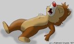  2007 chip_&#039;n_dale_rescue_rangers chipmunk dale_(cdrr) disney fahrencrysis male mammal rodent sleeping solo 