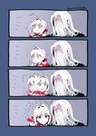  1girl 4koma blonde_hair breasts buruma comic commentary_request dress fate/apocrypha fate/extra fate/grand_order fate_(series) koshiro_itsuki long_hair nero_claudius_(fate) nero_claudius_(fate)_(all) red_buruma red_dress short_hair translated vlad_iii_(fate/apocrypha) 