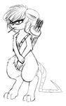  2016 female looking_at_viewer mammal matches monochrome mouse pose quiver replica_(artist) replica_(oc) rodent sketch solo 