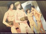  4boys ass blush flaccid izumi_nekotsuki multiple_boys nude nukobaooo penis sauna smile testicles yaoi 