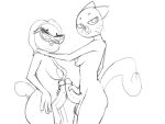 2019 anthro areola balls bent_arm big_areola big_breasts big_iris big_nipples biped black_and_white breast_size_difference breasts buckteeth cartoon_network closed_smile crossgender curved_eyebrows digital_drawing_(artwork) digital_media_(artwork) domestic_cat duo elderly_anthro elderly_gynomorph elderly_intersex erection eyebrows eyelashes eyewear eyewear_only felid feline felis fingers ftg_crossgender fti_crossgender genitals glans glasses glasses_only gynomorph gynomorph/gynomorph hand_on_another&#039;s_shoulder hand_on_shoulder head_turned hi_res holding_own_penis holding_penis huge_areola humanoid_genitalia humanoid_hands humanoid_penis intersex intersex/intersex iris joanna_watterson lagomorph leporid looking_at_viewer mammal markings mary_senicourt mature_anthro mature_gynomorph mature_intersex medium_breasts monochrome mostly_nude mostly_nude_anthro mostly_nude_gynomorph mostly_nude_intersex mouth_closed nipples no_pupils nude nude_anthro nude_gynomorph nude_intersex old penis rabbit round_head sagging_breasts saggy_balls side_view sketch small_nose smile smiling_at_viewer standing tail tail_size_difference teeth the_amazing_world_of_gumball thick_thighs wearing_glasses whisker_markings zambs