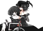  bad_id bad_pixiv_id black_eyes black_hair bug butterfly doll dress fatal_frame fatal_frame_4 hat insect sendou_kageri vader_(n.r.t.a.) watashi_(fatal_frame) wheelchair 