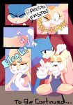  blush bow_tie clothing cloudz comic cream_the_rabbit cum cum_in_mouth cum_inside dialogue duo fellatio female male male/female oral oral_penetration penetration penis sex solo_focus sonic_(series) sonic_the_hedgehog tears 