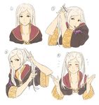  alternate_hairstyle female_my_unit_(fire_emblem:_kakusei) fire_emblem fire_emblem:_kakusei hood kamu_(kamuuei) long_hair looking_at_viewer my_unit_(fire_emblem:_kakusei) smile solo twintails tying_hair yellow_eyes 