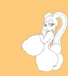  2017 aged_up anthro areola ber00 big_breasts big_butt breasts butt cream_the_rabbit erect_nipples female hi_res huge_breasts huge_butt lagomorph mammal nipples nude rabbit solo sonic_(series) 