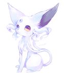  alternate_eye_color artist_name blue_eyes espeon from_side full_body gen_2_pokemon heterochromia hideko_(l33l3b) looking_at_viewer looking_to_the_side no_humans not_shiny_pokemon pokemon pokemon_(creature) signature simple_background sitting solo white_background yellow_eyes 