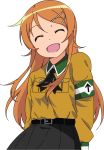  1girl character_request female nationalism nordic nordic_resistance_movement nordic_resistance_movement_uniform red_hair tagme uniform 