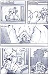  2010 anthro banana breasts cleavage clothed clothing comic duo female fingering flinters food fruit lagomorph male mammal mooning mustelid pubes pussy pussy_juice rabbit tracy_(sugarnutz) vaginal vaginal_fingering wolverine 