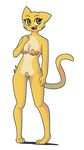  anthro breasts feline female fur katia_managan khajiit mammal nude panyang-panyang prequel standing the_elder_scrolls video_games yellow_fur 