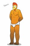  avian bird briefs character_name chicken clothed clothing fuze johnny_(fuze) male texnatsu tighty_whities underwear white_underwear 