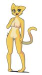  anthro breasts feline female fur katia_managan khajiit mammal nude panyang-panyang prequel standing the_elder_scrolls video_games yellow_fur 
