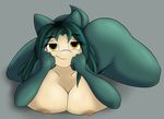  anthro areola big_breasts big_butt breasts butt cleavage clothed clothing daydream female grey_background looking_at_viewer neronova nina nina_snorlax nintendo nipples on_ground pok&eacute;mon pok&eacute;mon_(species) simple_background smile snorlax thick_thighs thinking video_games voluptuous 