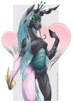  &lt;3 2017 anthro anthrofied areola changeling cutie_mark female forked_tongue friendship_is_magic green_eyes horn loupgarou my_little_pony nipples princess_cadance_(mlp) pussy queen_chrysalis_(mlp) semi_feral slit_pupils tongue 
