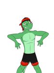  alligator clothed clothing crocodilian diego_abel fuze hat male reptile scalie texnatsu topless 