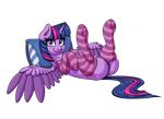  anus blues4th butt clothing equine horn horse legwear mammal my_little_pony on pony pussy smile socks solo sparkle striped_armwear striped_legwear striped_socks stripes twilight viewer winged_unicorn wings 