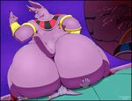  alien anthro beerus bhm butt champa crush dragon_ball dragon_ball_super facesitting fur male male/male nude overweight soulman1 