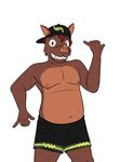  boar clothed clothing dancing fuze hat jorge_san_nicolas male mammal porcine texnatsu topless 