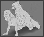  anthro bestiality breasts canine female female_on_feral feral fur human human_on_feral interspecies male mammal nipples nude shockley23 transformation 