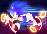  absurd_res anthro black_nose clothing footwear green_eyes hedgehog hi_res iku-t0 male mammal solo sonic_(series) sonic_the_hedgehog video_games 