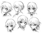  asellus_(saga_frontier) blush face saga saga_frontier short_hair sketch smile solo tomoeda_(ultimate_fools) 