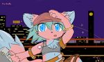  2008 blue_eyes city cityscape clothing digital_media_(artwork) enlil feline jewelry kemono mammal necklace oekaki 