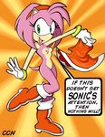  amy_rose anthro breasts ccn chadthecartoonnut female green_eyes hair hedgehog looking_at_viewer mammal nude pink_hair pose pussy seduction sega sonic_(series) sonic_team standing undressing 