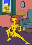  marge_simpson maude_flanders tagme the_simpsons 
