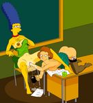  edna_krabappel marge_simpson tagme the_simpsons 