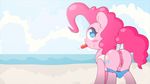  2017 animal_genitalia animal_pussy animated anus beach blinking blue_eyes blush butt clitoral_winking clitoris clothed clothing cloud cute cutie_mark earth_pony equine equine_pussy eyelashes female feral food friendship_is_magic fur hair hi_res horse inner_ear_fluff inviting looking_at_viewer looking_back mammal my_little_pony omegaozone outside panties partially_clothed pink_hair pinkie_pie_(mlp) pony popsicle portrait presenting presenting_hindquarters puffy_anus pussy seaside shaking_butt shirt sky solo standing sweat tail_wraps tank_top three-quarter_portrait underwear wallpaper water wraps 
