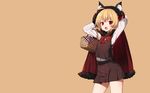  animal_ears blonde_hair cape fang little_red_riding_hood red_eyes rumia sh_(562835932) short_hair skirt touhou 