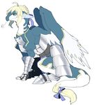  armor artoria_pendragon_(all) blonde_hair dragon fate/grand_order fate/stay_night fate_(series) green_eyes takatsuki_nato 
