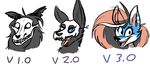  abyssal_wolf anthro black_fur blue_eyes blue_fur canine esther female fur hair jayjay_(zoophobia) kea_(artist) mammal mask monster open_mouth scp-1471 scp_foundation simple_background skull skull_mask teeth tongue white_pupils zoophobia 