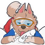  2017 alpha_channel canine cobaltsynapse duo fifa first_person_view humanoid_penis looking_at_viewer male male/male male_pov mammal mascot penis precum simple_background transparent_background wolf ych zabivaka 