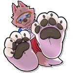  2017 alpha_channel anthro canine cobaltsynapse fifa foot_focus low-angle_view male mammal mascot pawpads simple_background solo transparent_background wolf worm&#039;s-eye_view zabivaka 