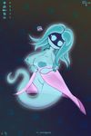  &lt;3 /v/ermin 2018 areola big_breasts breasts clothing digital_media_(artwork) erect_nipples female ghost hi_res humanoid looking_at_viewer nipples not_furry nude pinup pose pussy simple_background solo spirit text towelgeist translucid znhc 