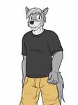  canine clothed clothing fully_clothed fuze jadefire male mammal slightly_fat wolf 