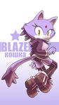  2018 absurd_res blaze_the_cat butt cat character_name clothed clothing dated feline footwear full_body hi_res hoodie invalid_tag legwear looking_at_viewer mammal nancher panties rear_view russian shoes signature simple_background sonic_(series) text thigh_highs translation_request underwear white_background yellow_eyes 
