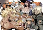  amazon_(dragon's_crown) armor ass beer blonde_hair breasts commentary_request dragon's_crown dwarf_(dragon's_crown) elf_(dragon's_crown) everyone fighter_(dragon's_crown) huge_breasts large_breasts muscle muscular_female outstretched_arms pov rannie_(dragon's_crown) sideboob sorceress_(dragon's_crown) squirrel thong tiki_(dragon's_crown) wizard_(dragon's_crown) zunta 
